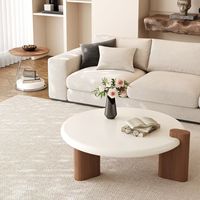 Ensemble de tables basses rondes modernes de haute qualité pour salon, table à thé de luxe, meubles pour la maison