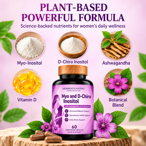 Capsules personnalisables de complexe d'inositol végétal avec Ashwagandha pour le bien-être féminin et le soutien hormonal - Product Image 4
