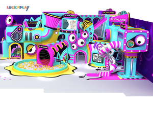 Đầy màu sắc sân chơi trong nhà Thiết bị trẻ em mềm nhựa bóng hồ bơi đồ chơi Bộ sân chơi trong nhà thiết bị đầy màu sắc mềm chơi khu vực - Product Image 3