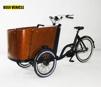 Tricycle cargo électrique à chargement frontal, vélo à moteur moyen, à vendre