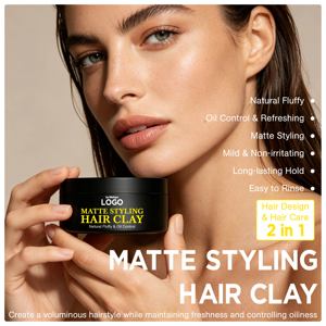 Cire coiffante pour hommes hydratante en profondeur, volumisante et nourrissante, pour un maintien optimal - Product Image 2