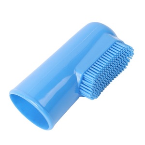 <span class=keywords><strong>Cepillo</strong></span> para quitar manchas de los dientes, cerdas de silicona para gatos y perros pequeños, fácil de llevar - Product Image 4