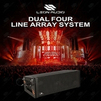 Système de sonorisation professionnel à double ligne pour les grandes scènes et les événements en plein air, équipement audio PA haute puissance