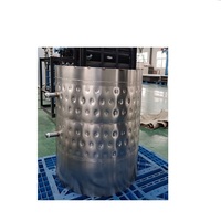 250L 500L 800L 1000L 1500L 2000L Fossette De Refroidissement Oreiller Plaque Échangeur De Chaleur Réservoir De Stockage Gainé