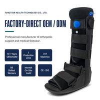 Botte de marche orthopédique gonflable F4006 Premium Air Walker avec chambre à air et semelle en TPR pour la récupération des entorses et des fractures