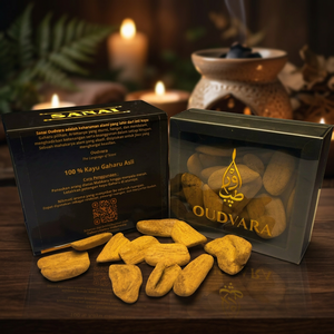 Oudvara Sanai Al-Namir Super Grade Agarwood 100g, un madera de oud de grado superior, de aroma distinguido y cálido, valorada para rituales de incienso. - Product Image 2