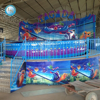 Costruzione parco pianificazione prezzi parco divertimenti attrazioni divertenti giochi meccanici giro Disko Samba giostra discoteca Tagada in vendita