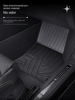 Prix d'usine, vente en gros, ensemble complet de 3 pièces, tapis de sol et doublures de voiture Tesla Model 3/X/S en TPE 3D de 5 mm d'épaisseur avec repose-pieds