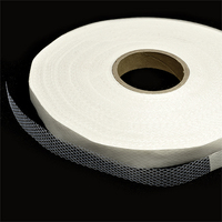 Entoilage thermocollant blanc premium double face avec adhésif thermofusible et support papier