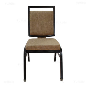 Sillas de banquete de hotel de nuevo diseño, sillas de reunión de hotel de aluminio o acero con respaldo Rockable - Product Image 1