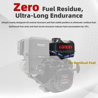 Moteur à essence robuste LC192F, résistant aux hautes températures, idéal pour le travail en milieu désertique, pour compacteur de plaques et pompe à eau, fonctionnement 24h/24