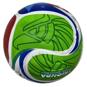 ลูกฟุตบอลแบบกำหนดเอง ขนาดมาตรฐาน 5/4 เย็บด้วยเครื่องจักร สไตล์ฟุตบอลโลก สำหรับฝึกซ้อมและโปรโมชั่น ผลิตจาก PU PVC - Product Image 1