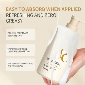 Vegan 300ml Natural Organic Vitamin C Moisturizing Repairing Lightening Skin Care Whitening Body <b>Lotion</b> Wholesale - Product Image 4