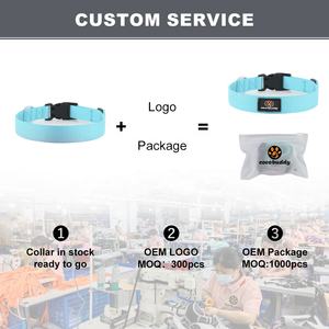 Kalung Anjing Bahan Berkualitas Tinggi <span class=keywords><strong>100</strong></span>% Nilon Murni dengan Gesper Lepas Cepat, Kalung Leher Hewan Peliharaan yang Dapat Disesuaikan & Tahan Lama untuk Berjalan - Product Image 4