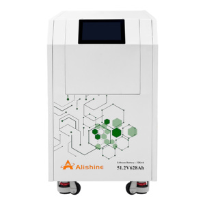 Alishine แบตเตอรี่ลิเธียม LiFePO4 32kWh 51.2V วางซ้อนกันได้พร้อมการสื่อสารกับกระป๋องสำหรับการจัดเก็บในบ้านด้วยพลังงานแสงอาทิตย์ - Product Image 1