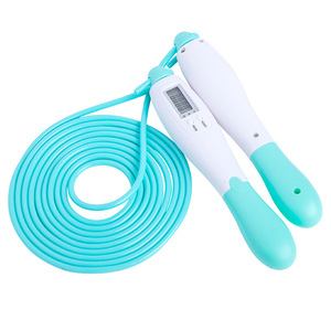 Corde à sauter électronique à double usage avec compteur, 2,8 m, pour entraînement physique, unisexe, en PVC - Product Image 3