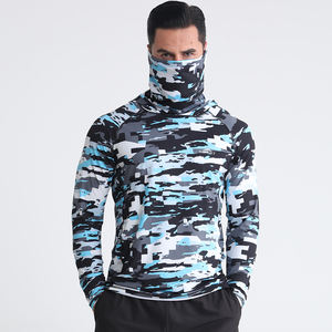 Venta al por mayor de rendimiento personalizado protección UV secado rápido transpirable Sudadera con capucha camisas de pesca poliéster impresión Digital de talla grande UPF50 - Product Image 2