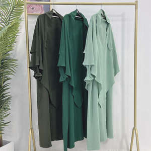 مخصص في أفغانستان عباية متواضعة الطيات مورد تصاميم دبي عباية ملابس إسلامية فساتين إسلامية للنساء - Product Image 2