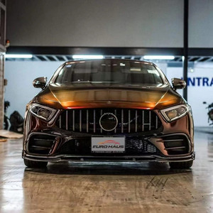 ชุดแต่งคาร์บอนไฟเบอร์ Mercedes W257 สำหรับ CLS300 CLS350 ประกอบด้วยลิ้นกันชนหน้าและดิฟฟิวเซอร์ สภาพใหม่ - Product Image 6