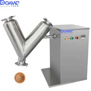 Mezclador de Polvo Tipo V de Acero Inoxidable SUS304 con Agitador de Cinta y Tornillo para Plantas de Fabricación de Detergentes - Product Image 6