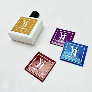 Customized Printing Waterproof 3D Embossed Adhesive Logo <b>Labels</b> <b>Bottle</b> Aluminum Metal <b>Sticker</b> Custom <b>Label</b> for Perfume - Product Image 5