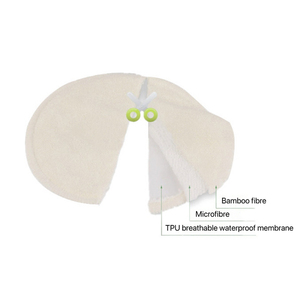 Bambu Emzirme Göğüs Pedleri Yıkanabilir Pedler Çamaşır Torbası ile Yumuşak Emzirme Pedi Annelik İçin Makinede Yıkanabilir - Product Image 3