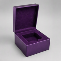 Boîte personnalisée de suppléments de peptides d'huîtres avec logo, emballage rigide violet en gros pour la santé OEM