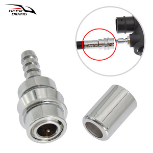 ข้อต่อสายแรงดันต่ำสำหรับเรกกูเลเตอร์ดำน้ำแบบ Quick Connect K Valve สแตนเลสสตีล สำหรับประกอบเอง - Product Image 1