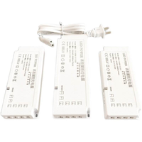 Driver LED ultra-mince 24V 36W AC-DC à tension constante, dimmable Triac, multi-sorties, connecteur Dupont pour éclairage d'armoires et de placards