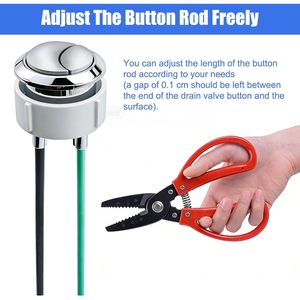 Kit de Repuesto de Válvula de Doble Descarga para Inodoro, Universal, Compatible con Geberit - Product Image 6