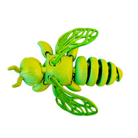 Figurine d'insecte articulée en plastique imprimée en 3D, modèle abeille, tendance virale, ornement de bureau, cadeau créatif, vente en gros transfrontalière, produit phare