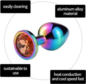 3 шт., анальная пробка из нержавеющей стали - Product Image 4