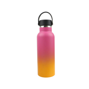 Botella de Agua de Acero Inoxidable 18/8 de 18 oz con Certificación LFGB, Personalizable con Logotipo, Botella Térmica para Gimnasio con Base de Silicona - Product Image 3