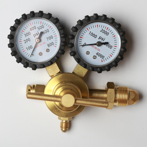 Regolatore di azoto in ottone ad alta pressione 800PSI ad alta resistenza con connettore svasato - Product Image 2