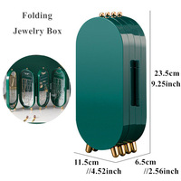 Support de présentation de bijoux de grande capacité, extensible, à plusieurs niveaux, pour colliers, boucles d'oreilles, bracelets, boîte de rangement