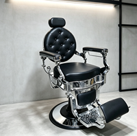 Chaise de barbier hydraulique classique de style antique, durable, fournie directement par l'usine, équipement de toilettage pour salon de coiffure