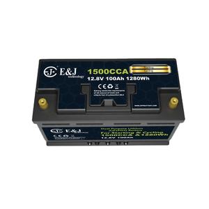 <span class=keywords><strong>1500</strong></span> CCA 12V 100Ah Bluetooth Batería de arranque LiFePO4 de doble propósito para Auto Campervan Marine - Product Image 4