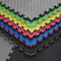 Matras Puzzle EVA Foam Mat 1M*1M 10 Potong Ubin Taekwondo Interlocking Gym GOCHA Fitness Center