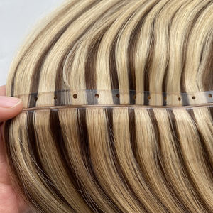 Extensiones de Cabello Virgen 100% de Alta Calidad, Color Claro, con Trama de Mariposa y Orificio, se Pueden Cortar, Compatibles con Genius Weft - Product Image 6