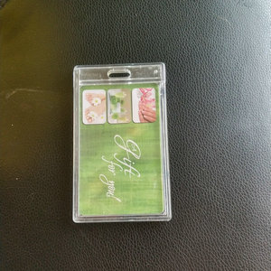 <span class=keywords><strong>Badge</strong></span> d'identification coulissant <span class=keywords><strong>rigide</strong></span>, haute transparence, imperméable - Product Image 4