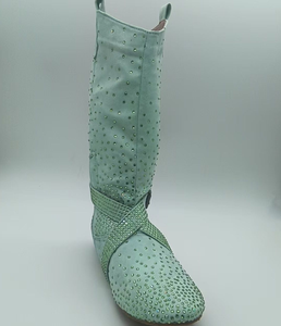 รองเท้าเต้นรำ Evkoodance แบบนิ่ม ส้นเตี้ย 1.5 ซม. หนังกลับเทียมสั่งทำได้ สำหรับเต้นบอ<span class=keywords><strong>ล</strong></span>รูม/<span class=keywords><strong>ล</strong></span>ะติน/แจ๊ส/<span class=keywords><strong>ซั</strong></span><span class=keywords><strong>ล</strong></span>ซ่า สำหรับผู้หญิง <span class=keywords><strong>สี</strong></span>เขียว ไซส์ US4-12 ขายดี - Product Image 2