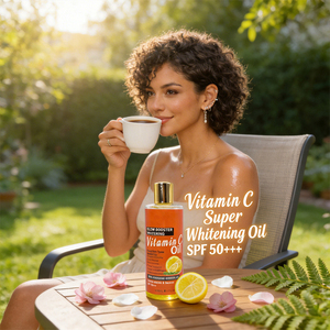 Aceite Blanqueador con Vitamina C, Extracto de Limón y Árbol de Té, Tratamiento Antiarrugas y Antiacné, Aceite para Piel Seca para Rostro y Cuerpo, Venta al Por Mayor - Product Image 3