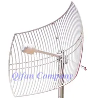 3G 4G LTE Parabolischen Raster antenne 1700-2700MHz Outdoor Antenne 2X24dBi Externe ultra lange abstand Antenne mit 2x N weibliche