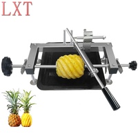Draagbare Roestvrijstalen Ananas Dunschiller Buitmachine Ananas Fruit Schilmachine Hand Anananas Huidverwijderaar Machine