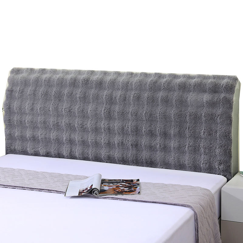 Coperchio Testata Letto In Velluto Elasticizzato - Copertura Antipolvere Per Testiera, Blu, 170-190cm - Foto 6