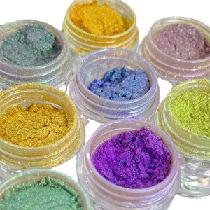 Fine sfuso glitterato ad alto pigmento ombretto luccicante multichio pigmento mica per labbra occhi 1g barattolo di polvere cosmetico - Product Image 6