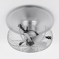 Ventilateur de circulation verticale FM pour serre, à montage au plafond, pour la culture du chanvre