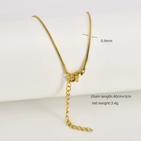 Vente en gros de bijoux à chaîne en acier inoxydable qui ne ternissent pas, collier et bracelet en plaqué or 18 ct imperméable et pendentif pour la fabrication de bijoux à faire soi-même
