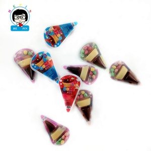 Nouveau produit saveur de confiture de chocolat sucré forme de cône haricots multicolores tasse bonbons pour enfant - Product Image 4