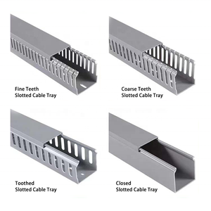 Environmental PVC Slotted Wiring Duct Plastic Cable Trunking